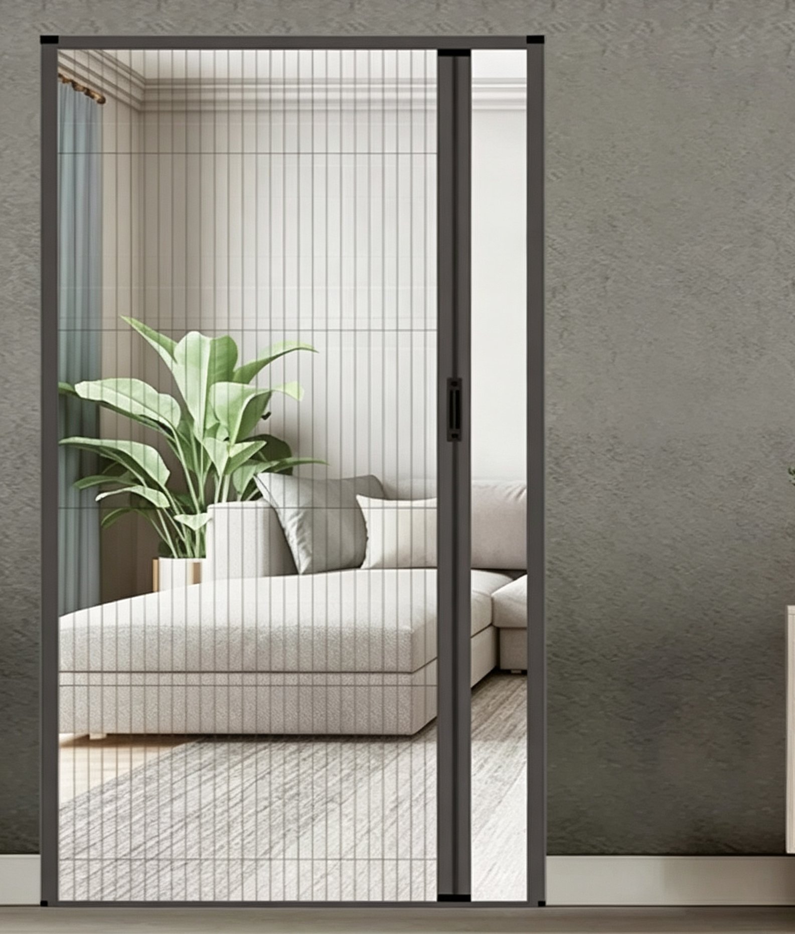 Screen mesh door and window accessory