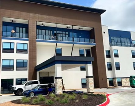 Texas Commercial Hotel project exterior